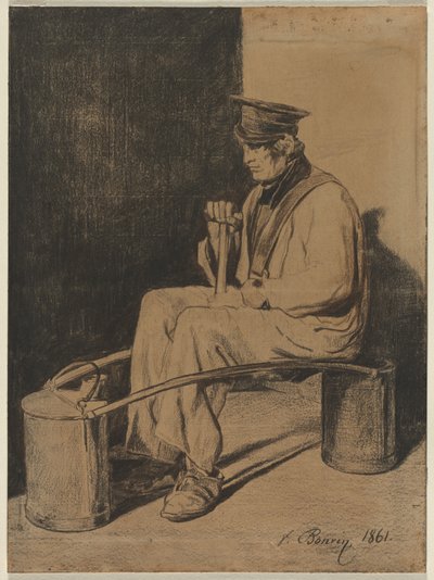 Vedenkuljetin ikellään, 1861. tekijältä François Bonvin