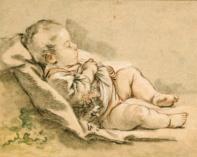 Nukkuva vauva tekijältä François Boucher