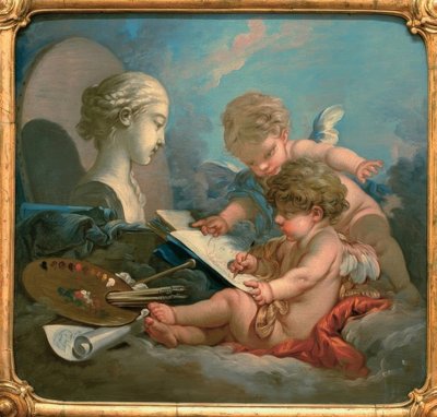 Allegorie der Malerei tekijältä François Boucher