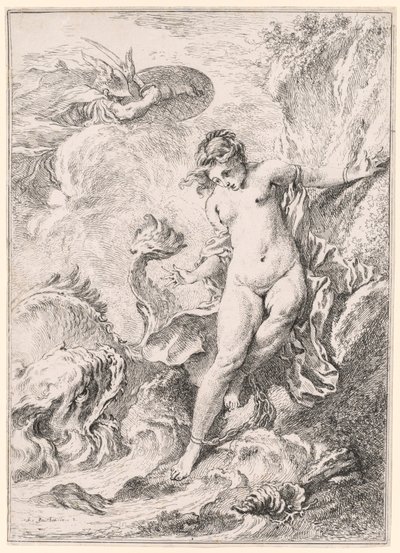 Andromeda Andromède, 1734. tekijältä François Boucher