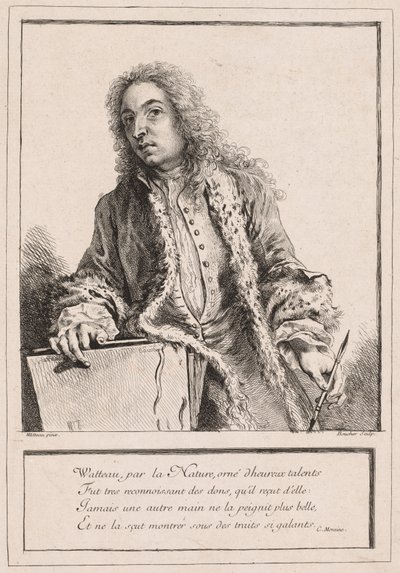Antoine Watteau, n. 1727. tekijältä François Boucher