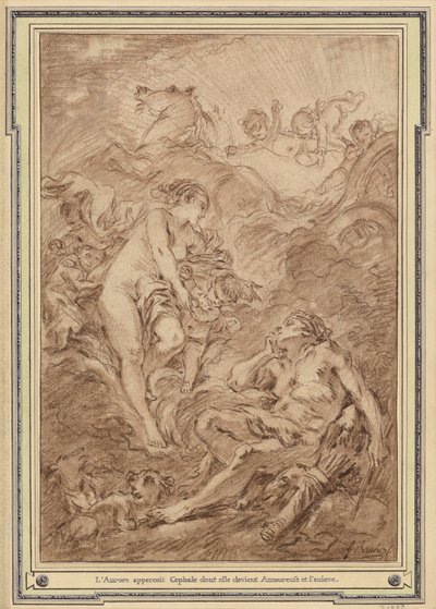 Aurora ja Cephalus tekijältä François Boucher