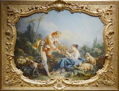 Boucher - The Complaisant Shepherd, Pariisi, Archives nationales, Hôtel de Soubise. tekijältä François Boucher