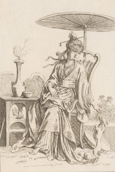 Kiinalainen nainen, 1738-45. tekijältä François Boucher