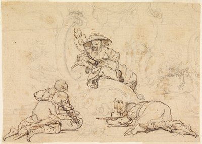 Mallit Chinoiserie-koristeelle tekijältä François Boucher
