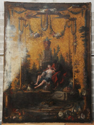 François BOUCHER, Maurice JACQUES - CARTON DE TAPISSERIE. VERTUMNE ET POMONE, GOB-20-001 tekijältä François Boucher