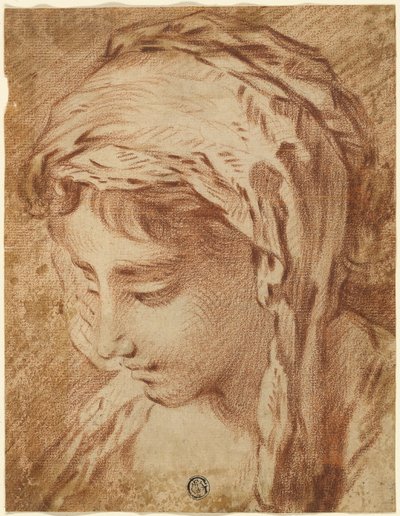 Naisen pää tekijältä François Boucher