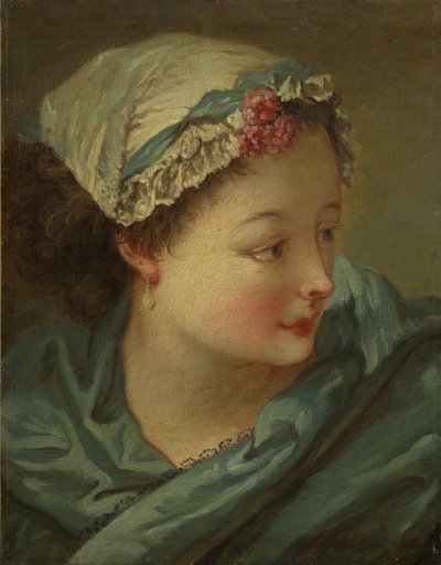 Nuoren naisen päällikkö, 1730-luvun alku. tekijältä François Boucher