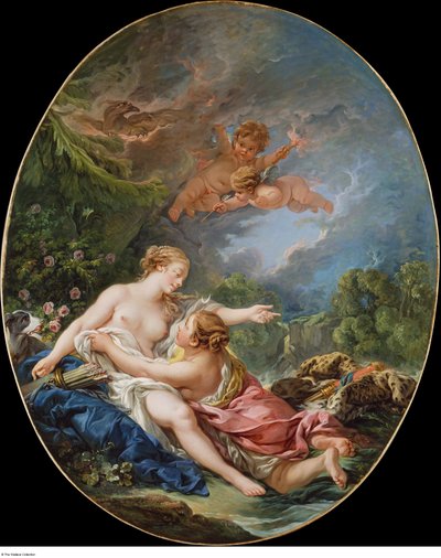 Jupiter ja Callisto tekijältä François Boucher