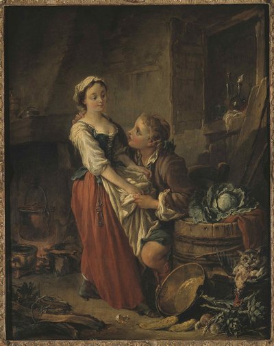 Kaunis kokki, 1735. tekijältä François Boucher