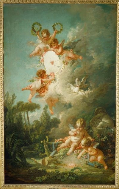 La cible d’Amour tekijältä François Boucher