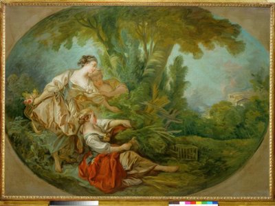 L’appeau, dit L’oiseau pris dans les filets tekijältä François Boucher