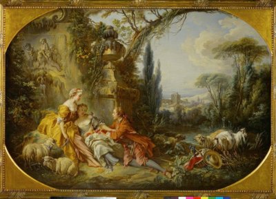 Les charmes de la vie champêtre tekijältä François Boucher