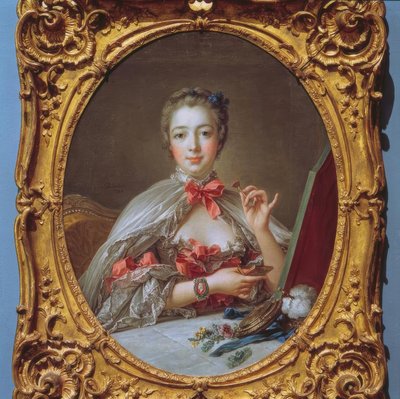 Madame de Pompadour bei der Toilette. tekijältä François Boucher