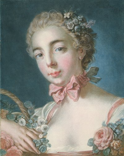 P.59-1959 Floran päällikkö, kaiverrus Louis-Marin Bonnet (1736-93) 1769 (värietsaus ja kaiverrus) tekijältä François Boucher