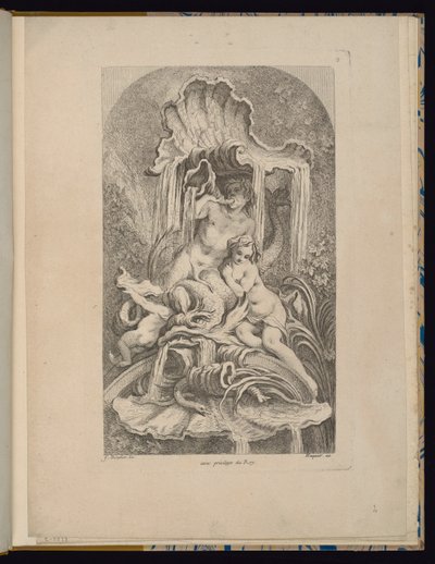 Levy 2, Receuil de Fontaines (suihkulähteiden kokoelma) tekijältä François Boucher