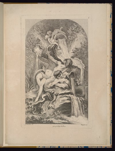 Levy 5, Receuil de Fontaines (suihkulähteiden kokoelma) tekijältä François Boucher