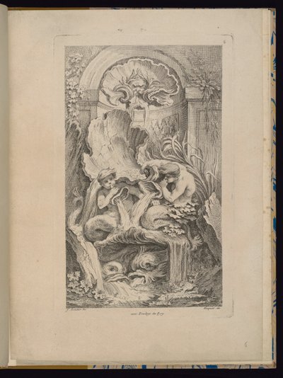 Levy 6, Receuil de Fontaines (suihkulähteiden kokoelma) tekijältä François Boucher