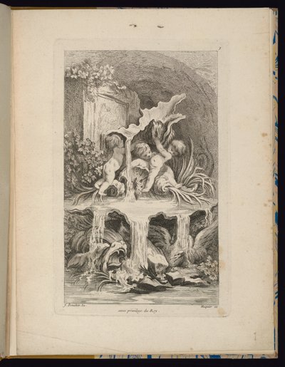 Levy 7, Receuil de Fontaines (suihkulähteiden kokoelma) tekijältä François Boucher