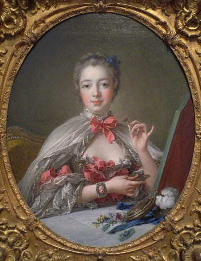Markiisi de Pompadourin muotokuva 1721-1764, 1750 tekijältä François Boucher