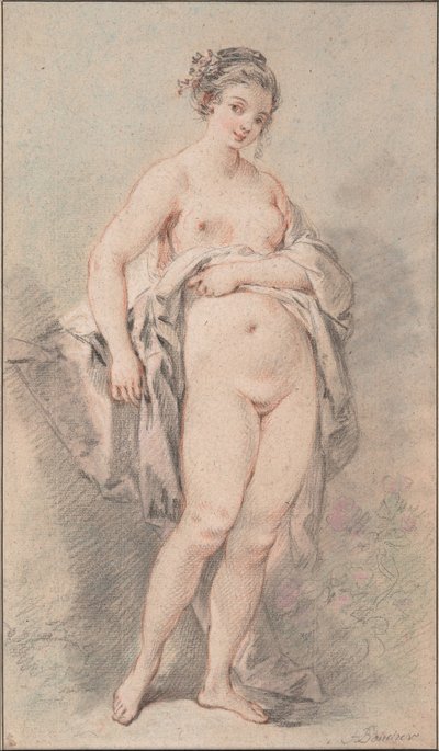 Seisova alaston tyttö tekijältä François Boucher