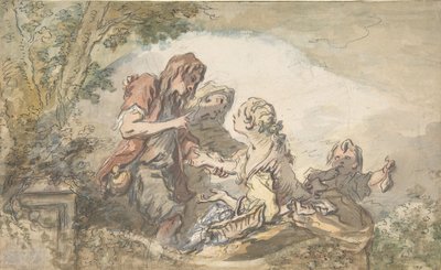 Ennustaja, 1700-luku. tekijältä François Boucher