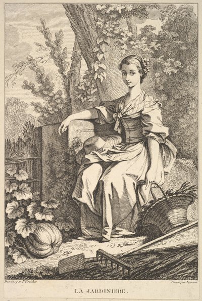 Puutarhuri, 1741-63. tekijältä François Boucher