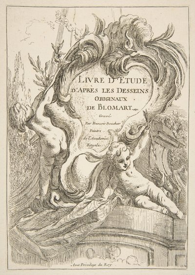 Nimilehti, 1753. tekijältä François Boucher