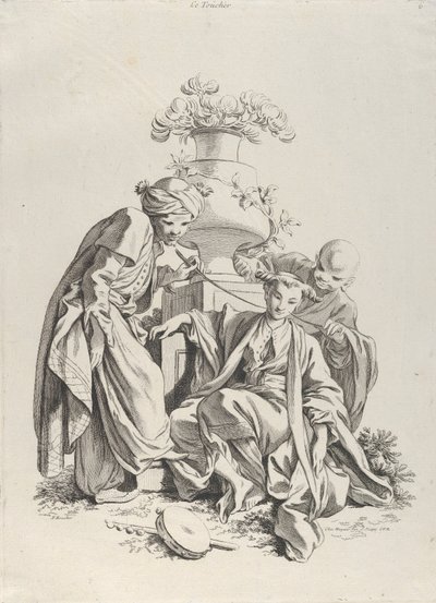 Kosketus, viidestä aistista, 1720-70. tekijältä François Boucher