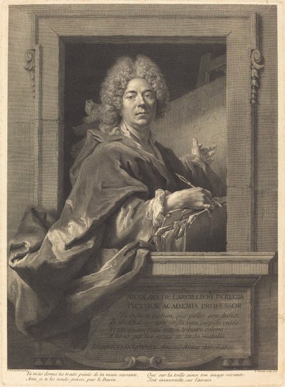 Nicolas de Largilliere tekijältä François Chereau I after Nicolas de Largillierre