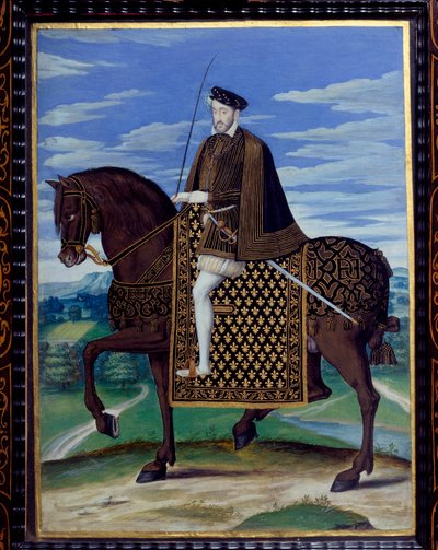 Henry II:n ratsastusmuotokuva tekijältä François Clouet