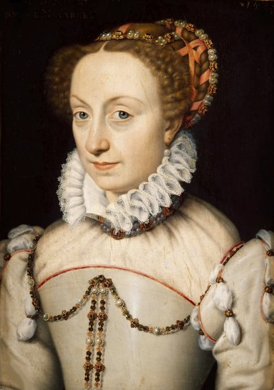 Navarran Jeanne III:n muotokuva 1528-1572, 1570. tekijältä François Clouet