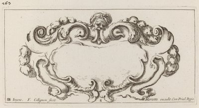 Cartouche tekijältä François Collignon after Stefano Della Bella