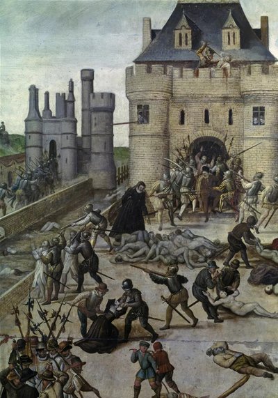 Pyhän Bartholomeuksen päivän verilöyly tekijältä Francois Dubois