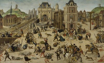 Pyhän Bartholomeuksen päivän verilöyly tekijältä Francois Dubois
