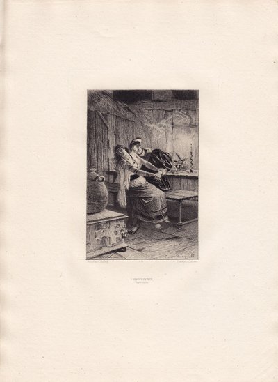 François Flameng - Victor Hugo - Kuningas on huvittunut... tekijältä Francois Flameng