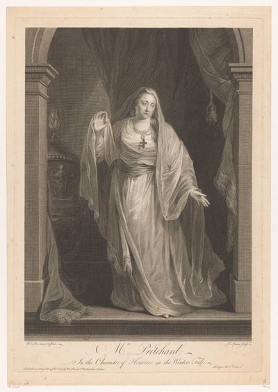 Portret van Hannah Pritchard näyttelee Hermionet elokuvassa The Winter