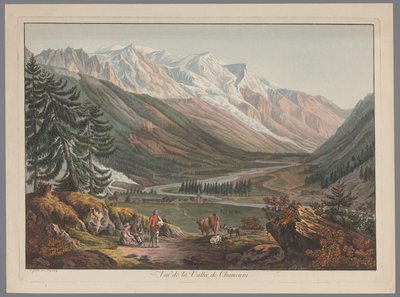 Näkymä Chamonix