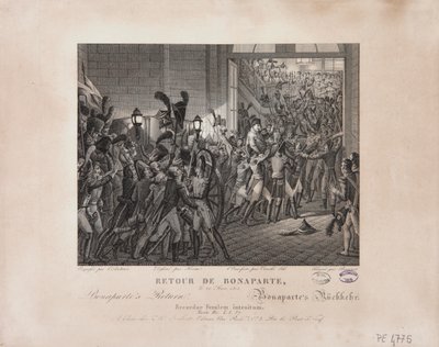 Bonaparten paluu, 20. maaliskuuta 1815, noin 1820 tekijältä François Joseph Heim