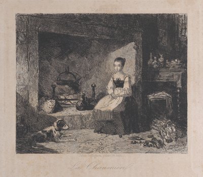 Mökki La Chaumiere, 1800-50, 1800-50. tekijältä François Jules Collignon