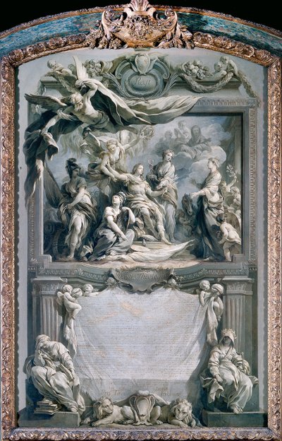 Ludvig XV antaa rauhan Euroopalle tekijältä François Le Moyne