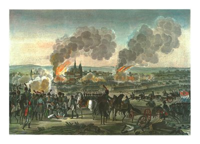 Ratisbonin valloitus, 23. huhtikuuta 1809, c1850 tekijältä François Pigeot