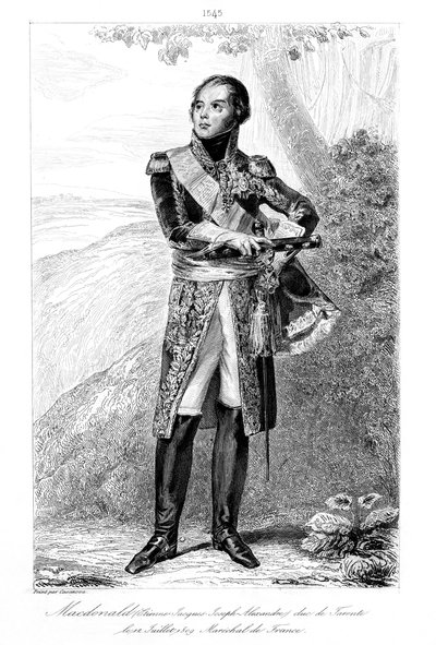 Etienne Jacques-Joseph-Alexandre MacDonald 1765-1840, Taranton herttua ja Ranskan marsalkka, 1839. tekijältä François Pigeot