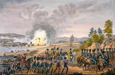 Ranskan vetäytyminen Leipzigin taistelun jälkeen Saksassa 19. lokakuuta 1813 tekijältä François Pigeot