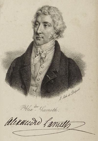 Alex.dre Lameth tekijältä Francois Seraphin Delpech