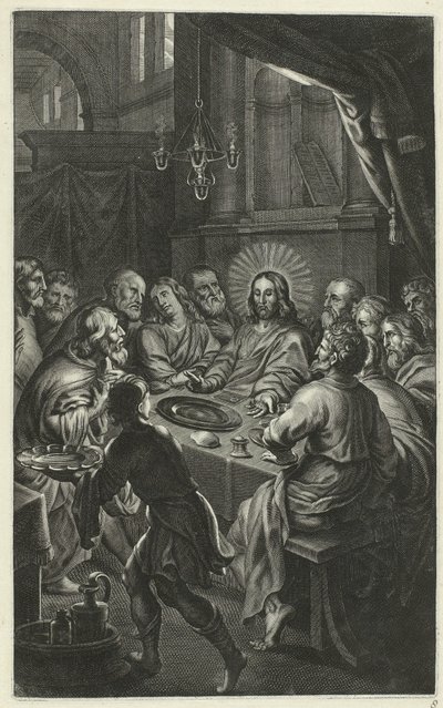 Viimeinen ehtoollinen Kristuksen elämä (sarjan nimi) tekijältä François Stuerhelt (possibly)