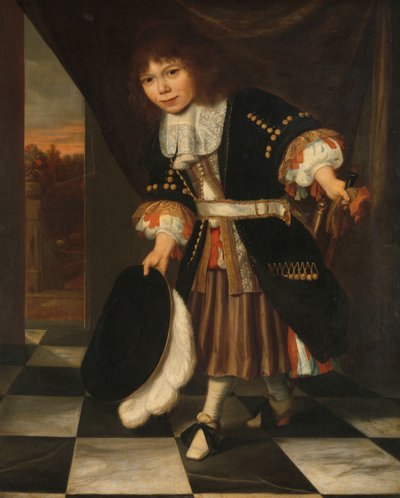 Pojan muotokuva, nimeltään Admiral van Nesin nuori poika (Amiraalin poika) tekijältä François Verwilt