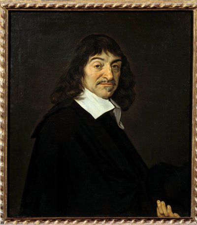 Rene Descartesin muotokuva tekijältä Frans (after) Hals
