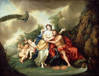 Jupiter ja Juno (öljy kuparilevyllä) tekijältä Frans Christoph Janneck