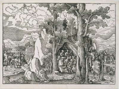 Kohtauksia Pyhän Johannes Kastajan elämästä, n. 1522. tekijältä Frans Crabbe van Espleghem